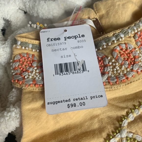 Free People GOA Tank/Crop Yellow - Picture 7 of 14